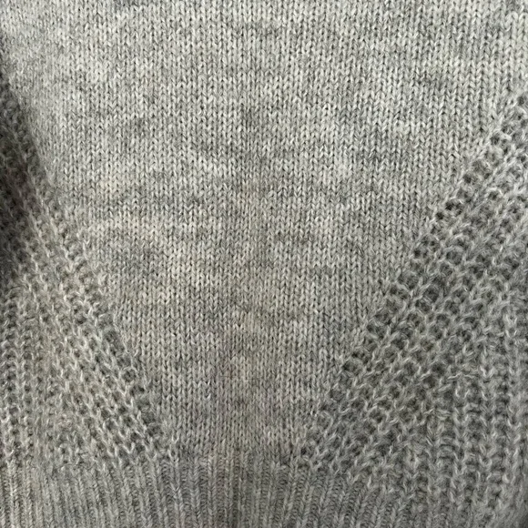 Madewell Wool-Blend Wedge Sweater in Light Beige Size XXS - Picture 8 of 10